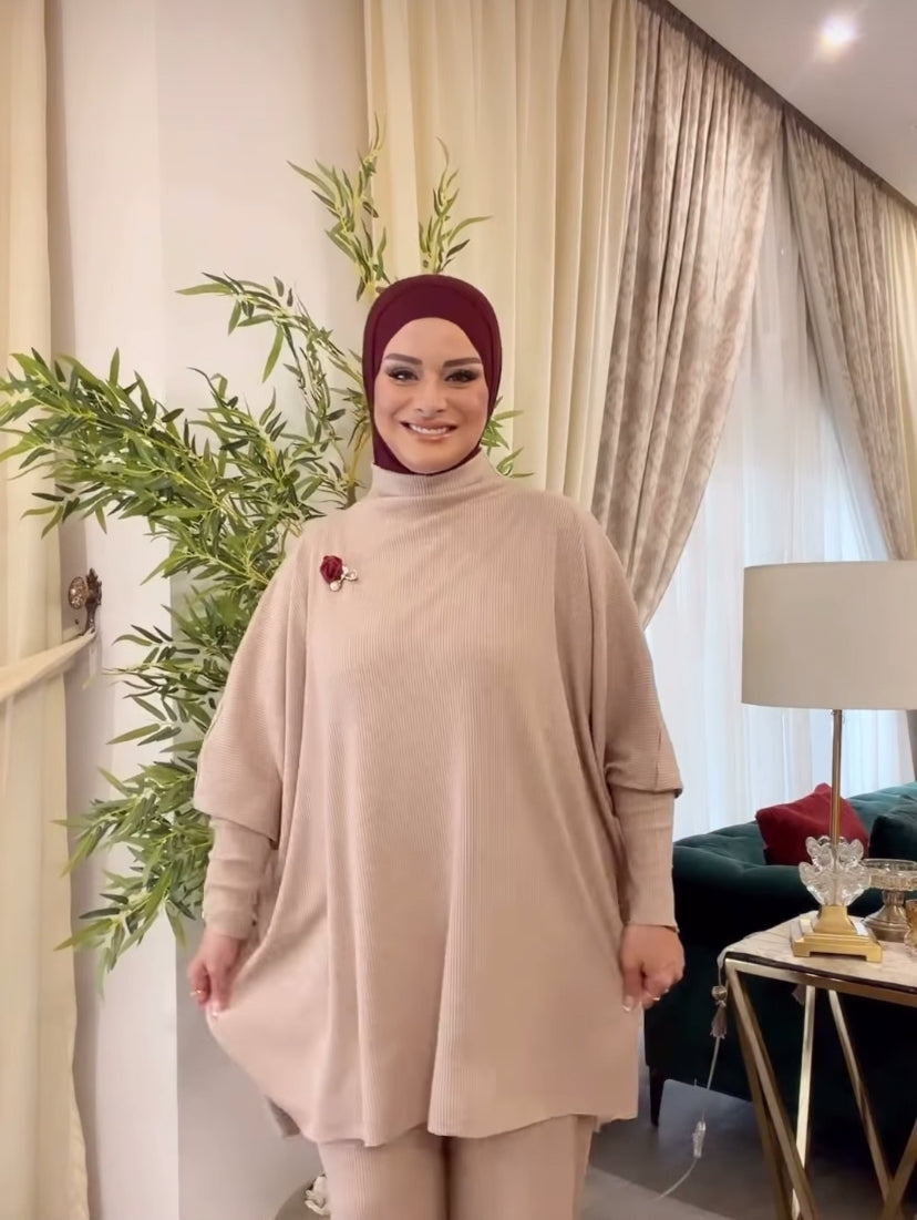 Oversized Ribbed Top