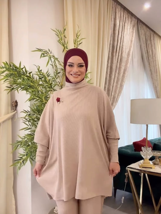 Oversized Ribbed Suit