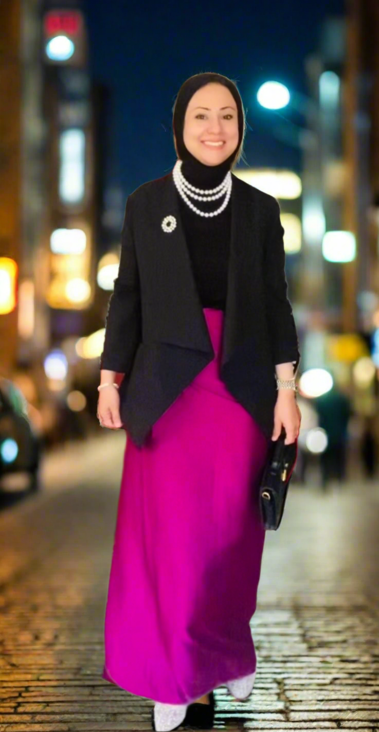 Wrapped Satin Skirt