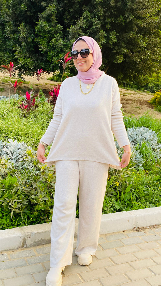 Everyday Knit Set - Beige