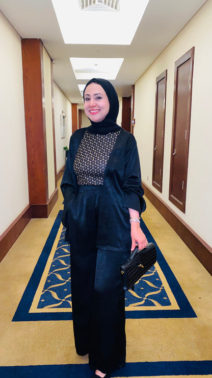 Lisa Shimmer Satin Set