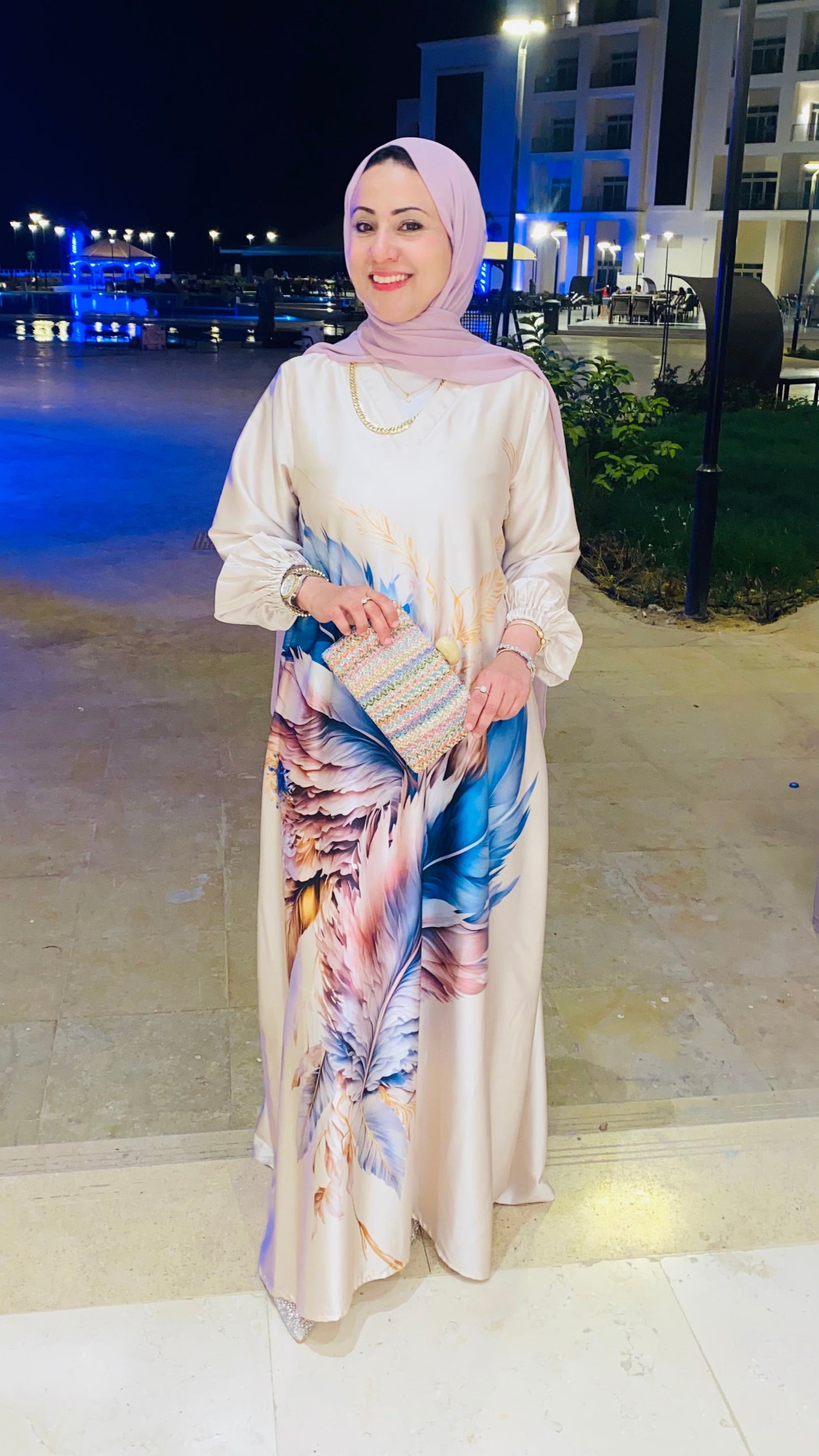 Ocean Satin dress