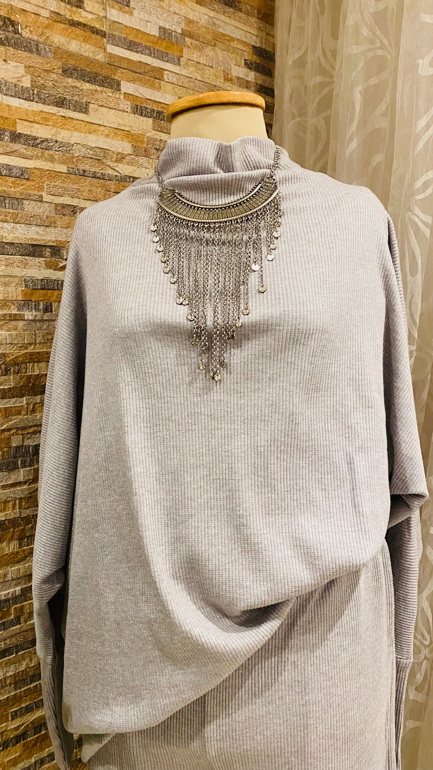 Oversized Ribbed Suit