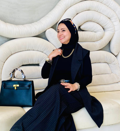 Elegant stripped suit